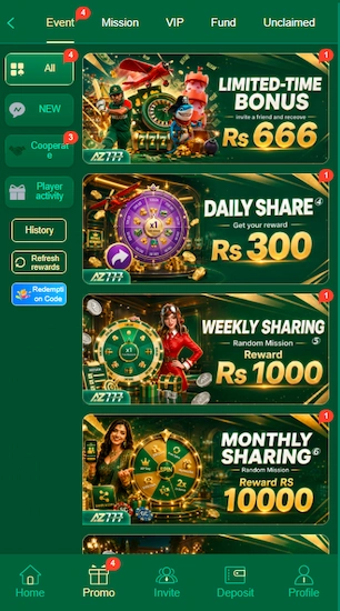 AZ777 Game Bonuses